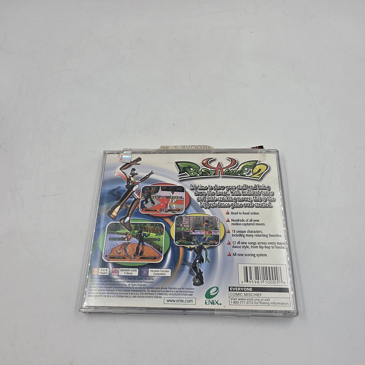 Bust A Groove 2 (Sony PlayStation 1 PS1, 2000)