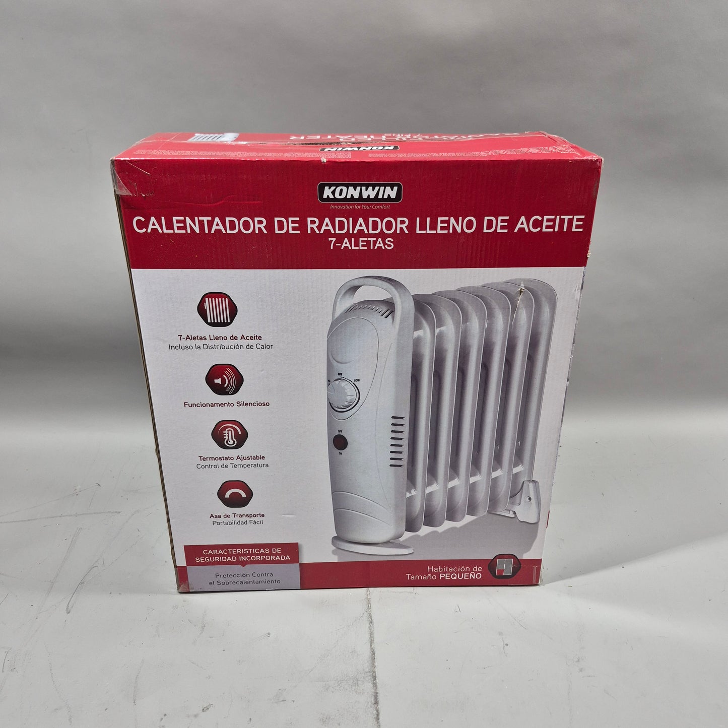 New Konwin oil-filled radiator heater 7-fin Oil Filled Radiator Heater X01-7