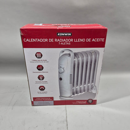 New Konwin oil-filled radiator heater 7-fin Oil Filled Radiator Heater X01-7