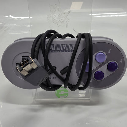 Super Nintendo SNES Original Controller Gray