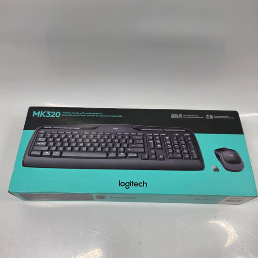 New Logitech MK320 Wireless Keyboard Black