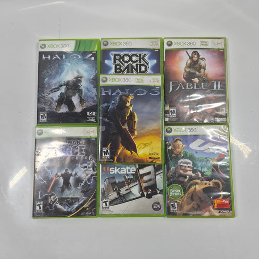 Lot of 7  Microsoft Xbox 360 Games