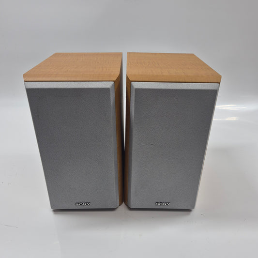 Sony SS-CRB5 Micro Bookshelf 2-Way Bass Reflex Stereo Speakers Gray