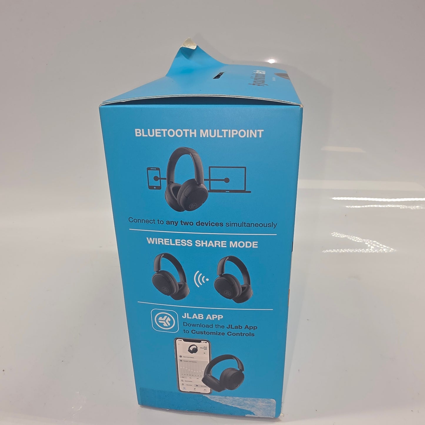 JLab ANC Wireless Wireless Over-Ear Bluetooth Headphones Black