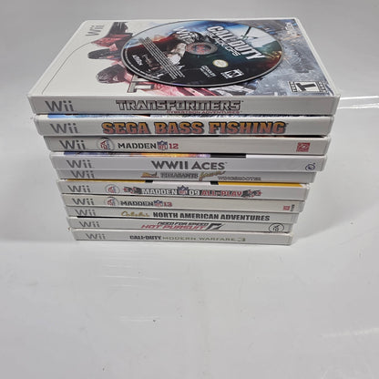 Lot of 11 Nintendo Wii Games
