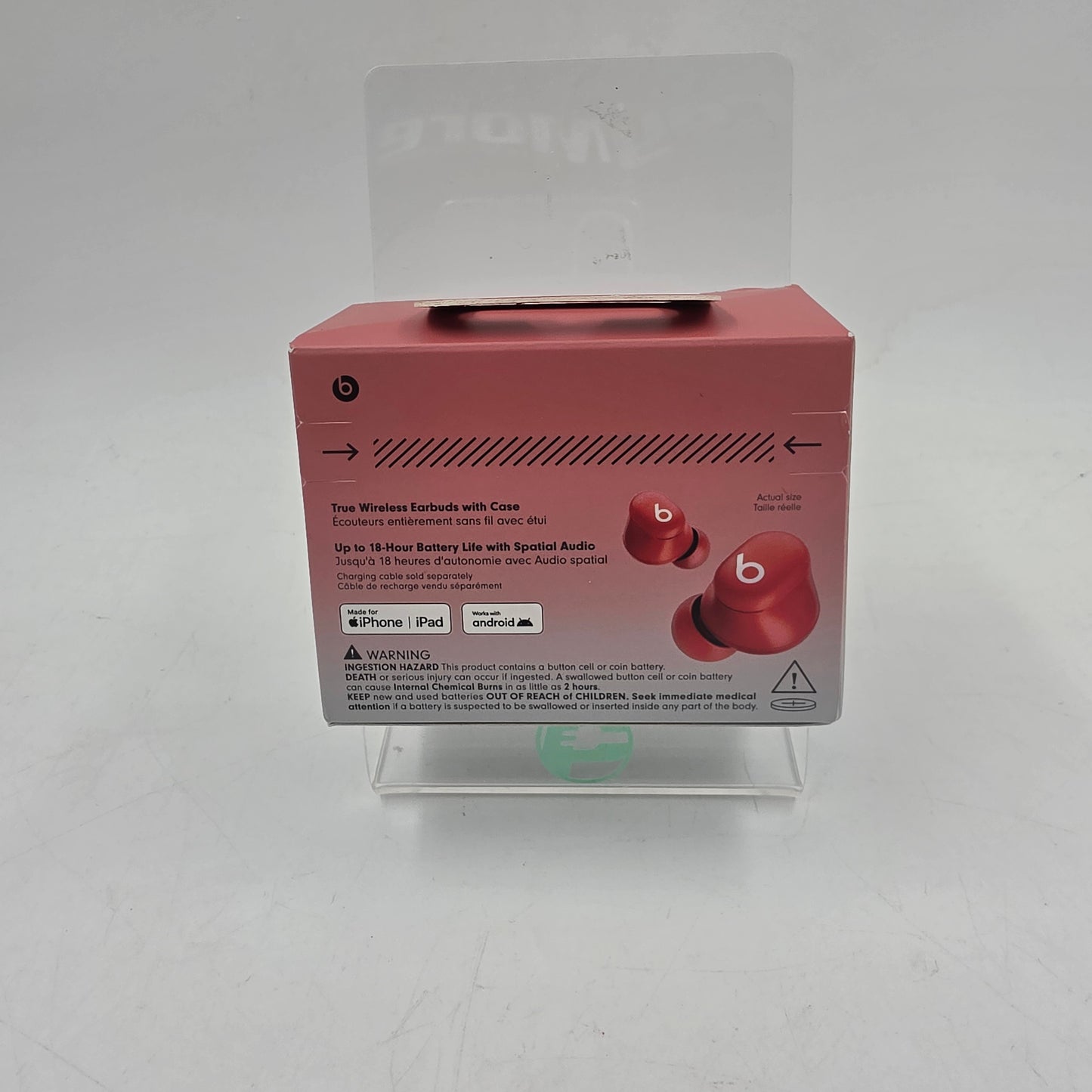New Beats Solo Buds Wireless Earbuds  Lava Red MUW03LL/A