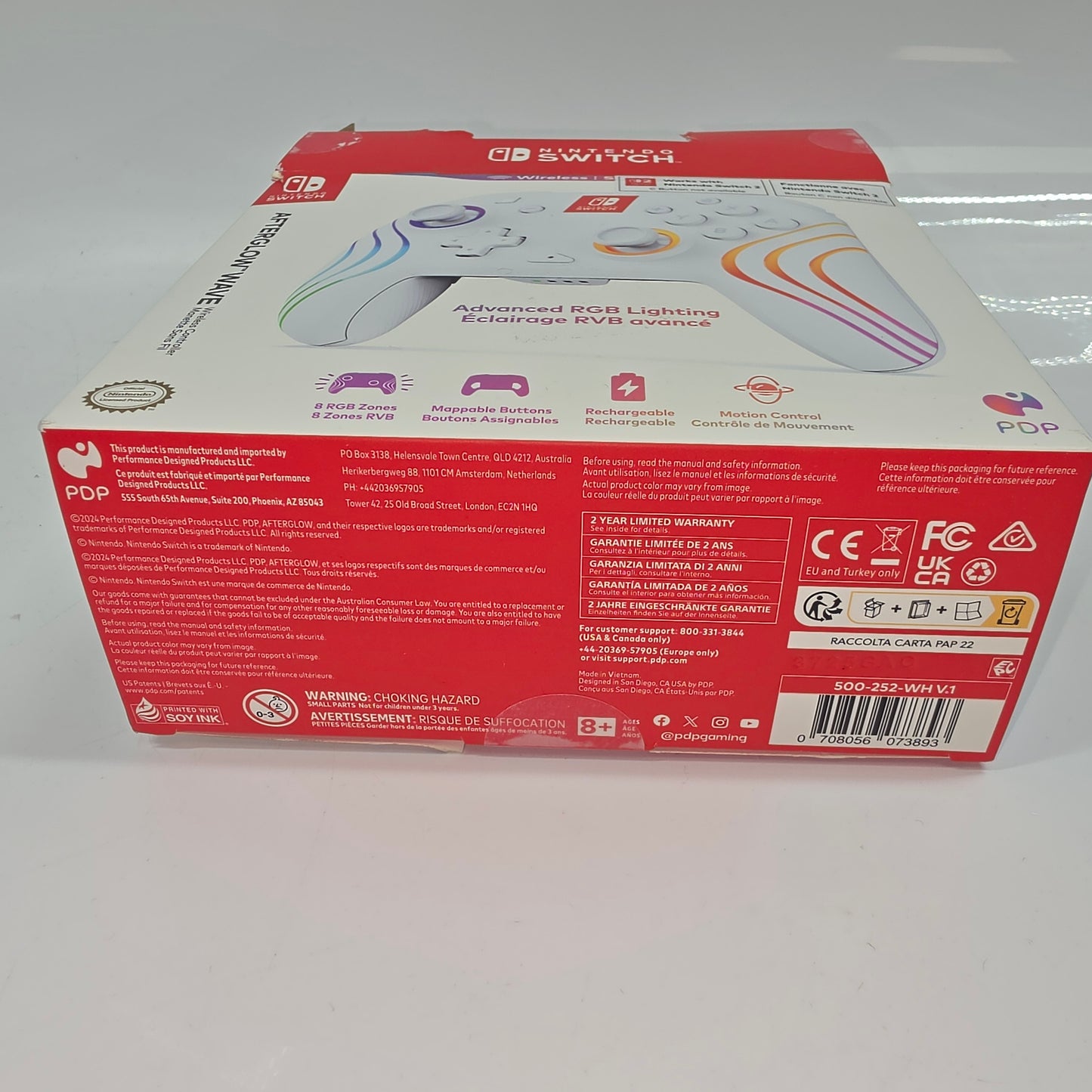 Nintendo Switch 2 Pro Controller Controller AfterGlow Wave