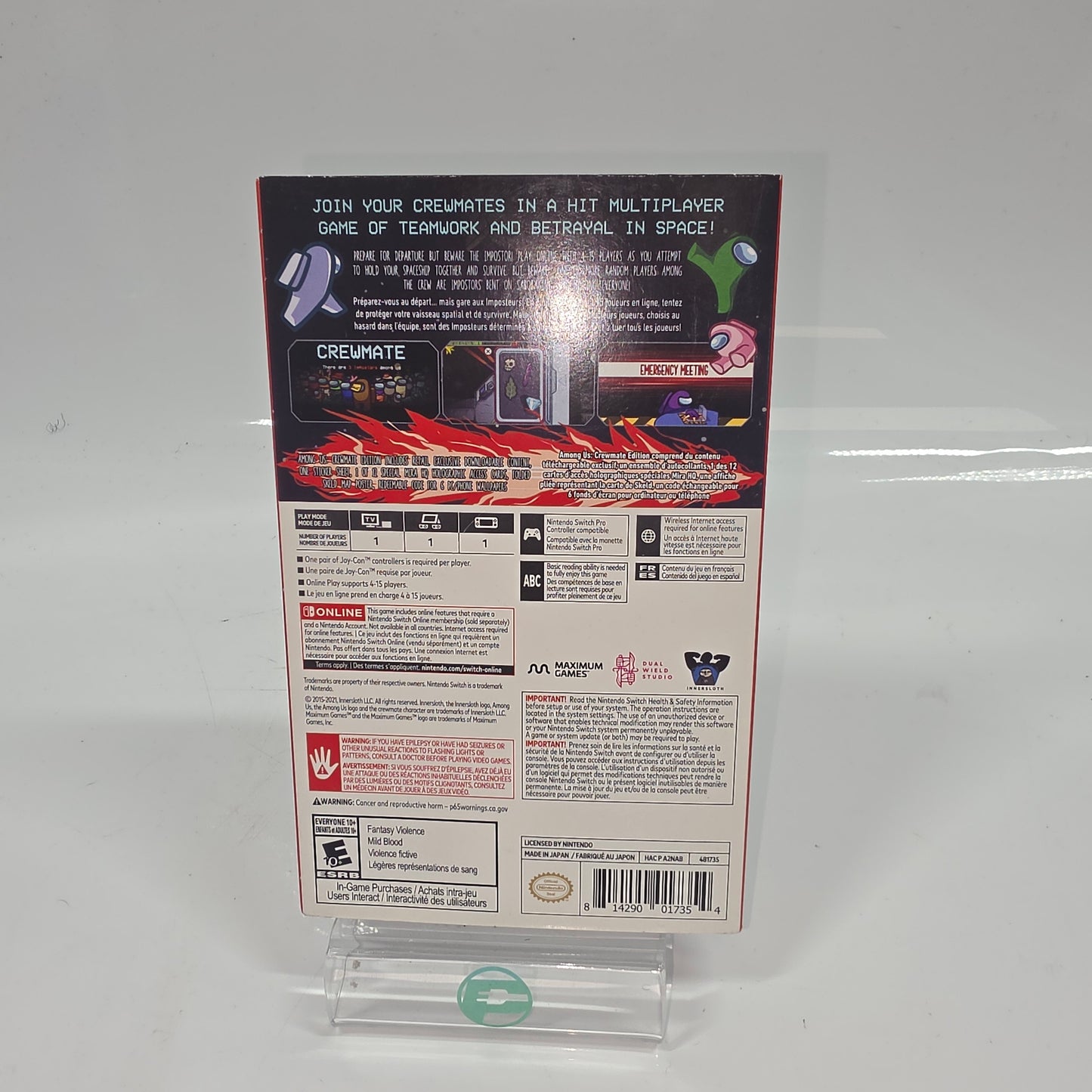 Among Us: Crewmate Edition (Nintendo Switch, 2015)