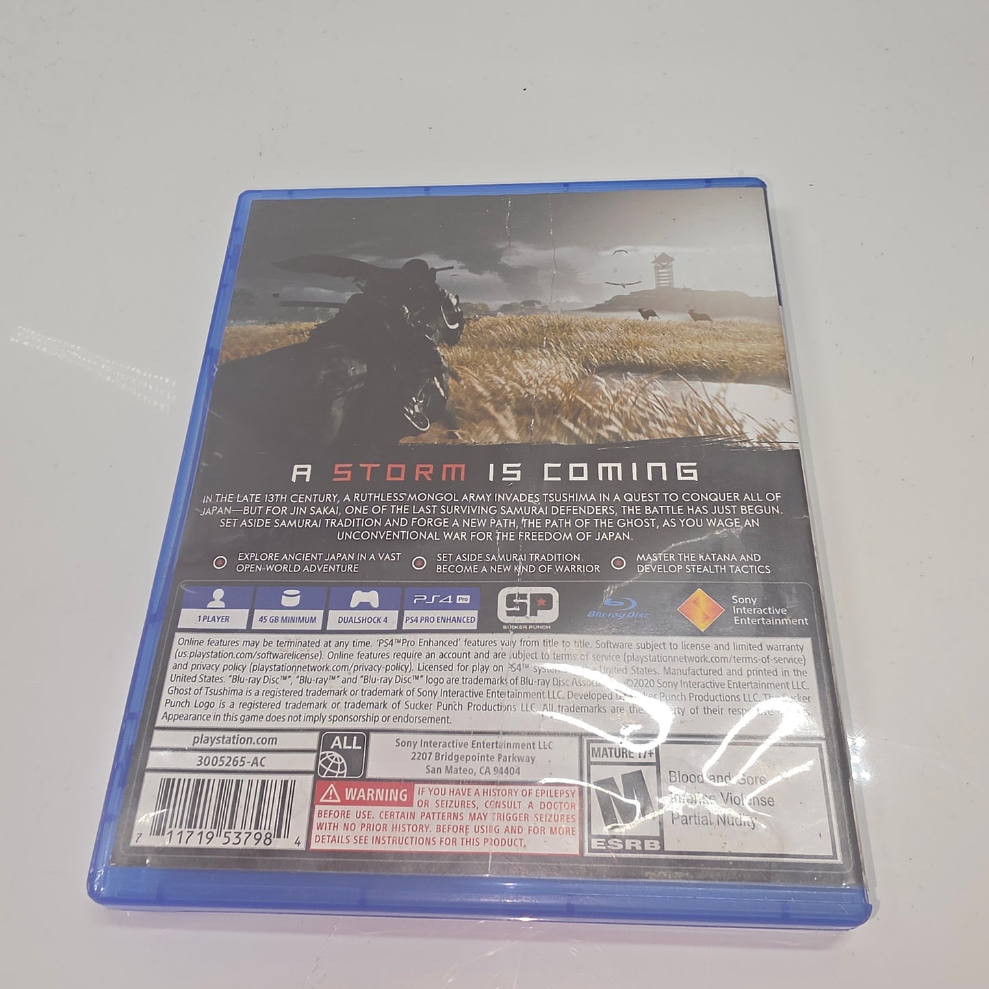Ghost of Tsushima [Launch Edition] (Sony PlayStation 4 PS4, 2020)