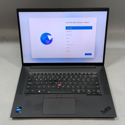 Lenovo ThinkPad P1 GEN 6 16" Core i7-13800H 2.50GHz 16GB RAM 512GB SSD Nvidia 