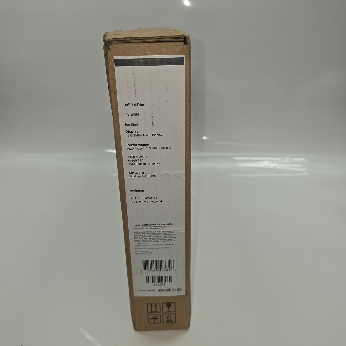 New Dell 16 Plus DB16255 16" AMD Ryzen AI 5 340 Processor 2.4GHz 16GB RAM 512GB 