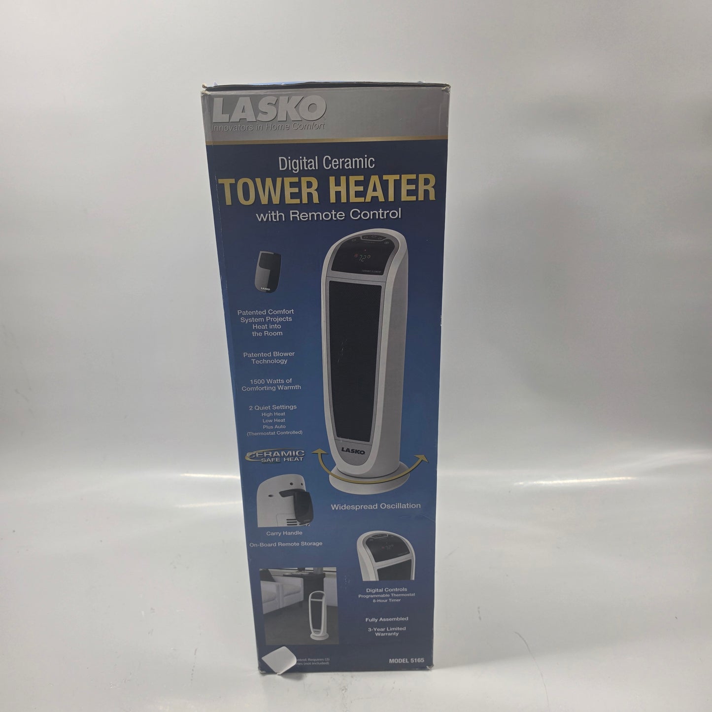 New Lasko Tower Heater 5165 Heater