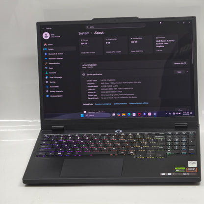 Lenovo Legion 5 Gen 10 AMD Ryzen 7 260 3.8GHz 16GB RAM 1TB SSD GeForce RTX 5060