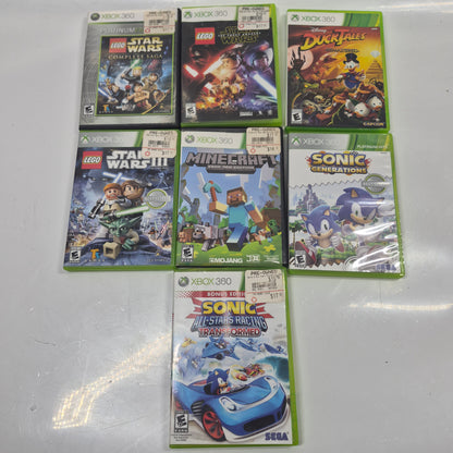 Lot of 7 Microsoft Xbox 360 Games