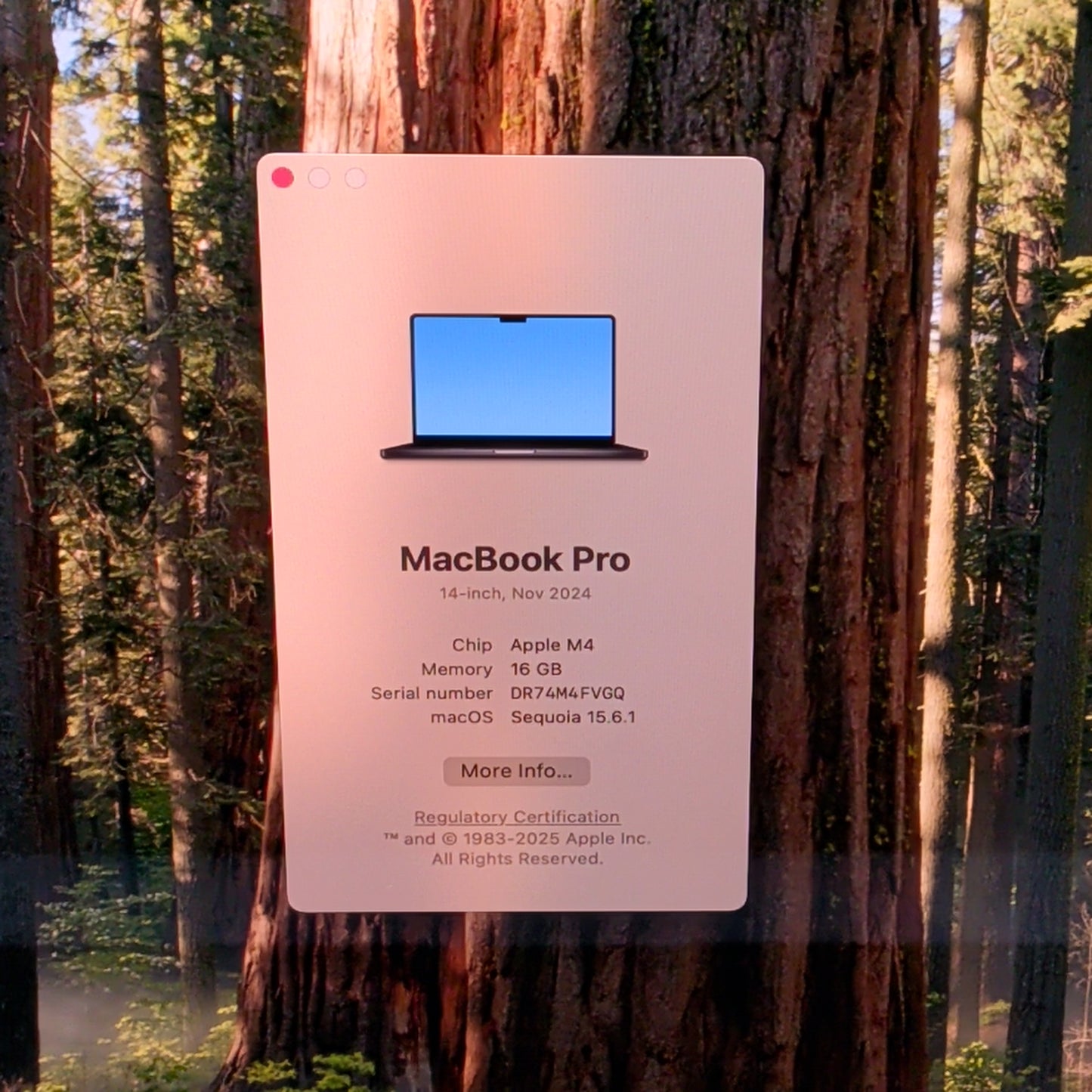 2024 Apple MacBook Pro 14" M4 10C GPU 4.5GHz 16GB RAM 512GB SSD MW2U3LL/A