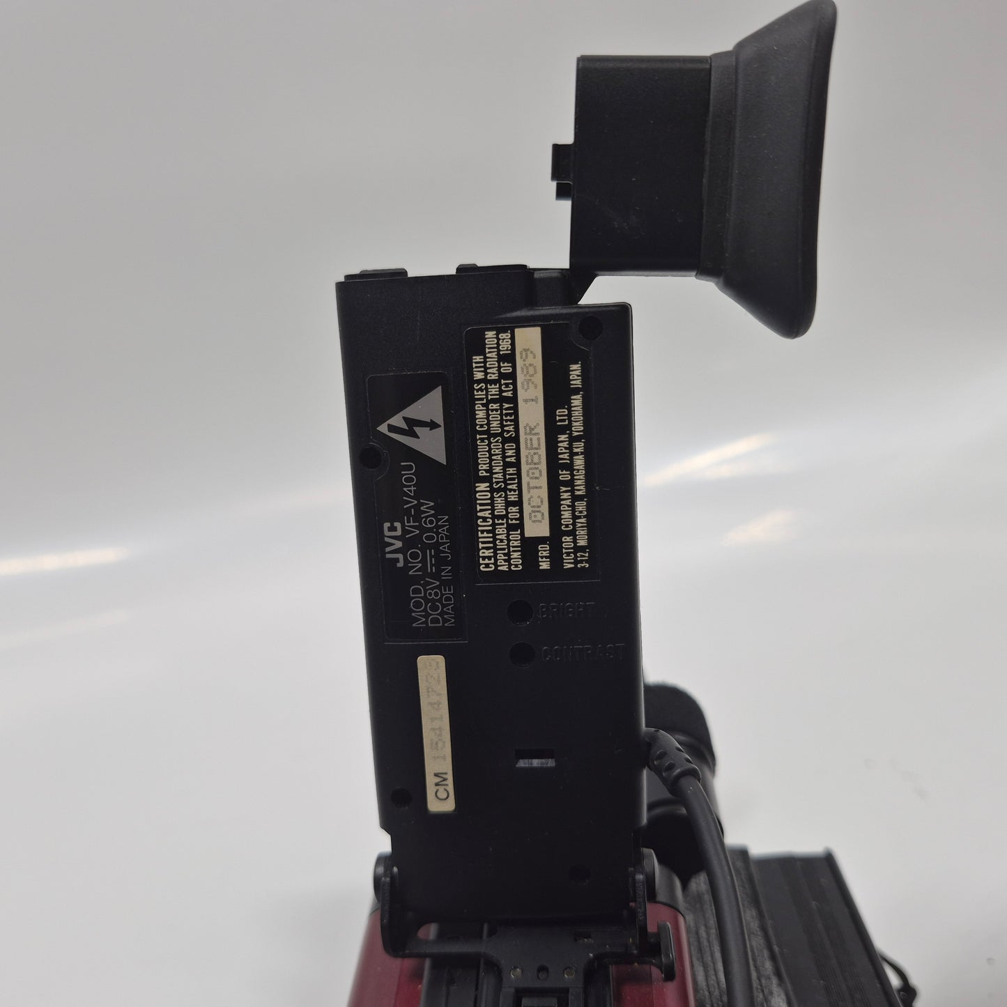 JVC VideoMovie VHS-C Camcorder GR-60