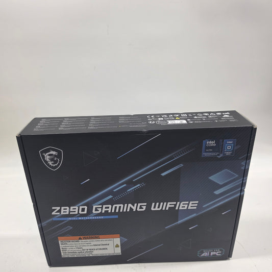 MSI Z890 GAMING PLUS WIFI LGA 1851 Intel Z890 SATA 6Gb/s ATX Motherboard