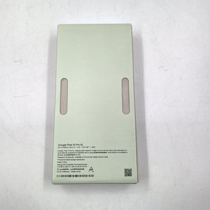 Factory Unlocked Google Pixel 10 Pro XL 256GB Jade GUL82