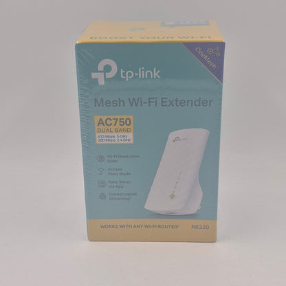 New Tp-Link Mesh Wi-Fi Extender Router AC750