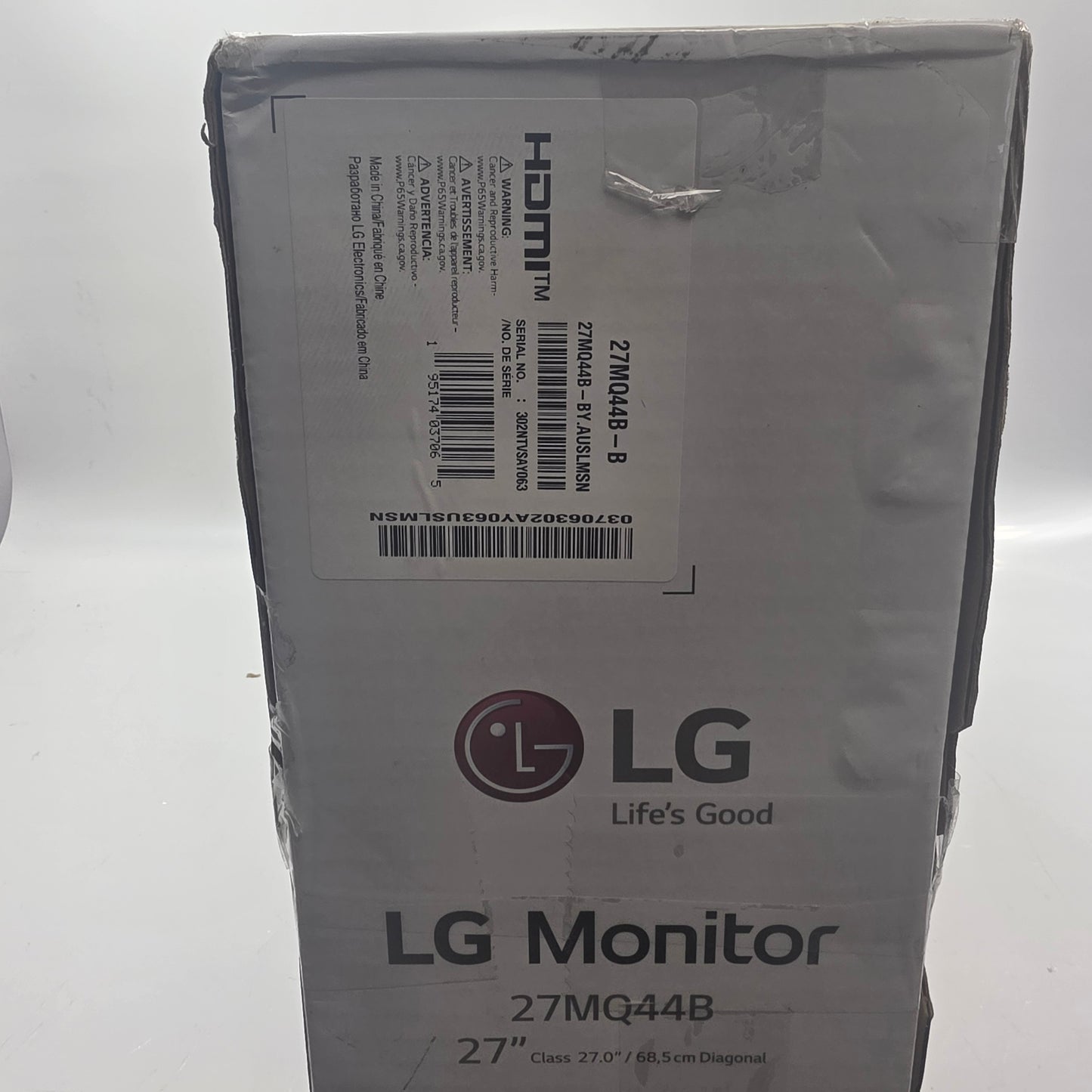 LG 27" 27MQ44B FHD LCD IPS Display Monitor