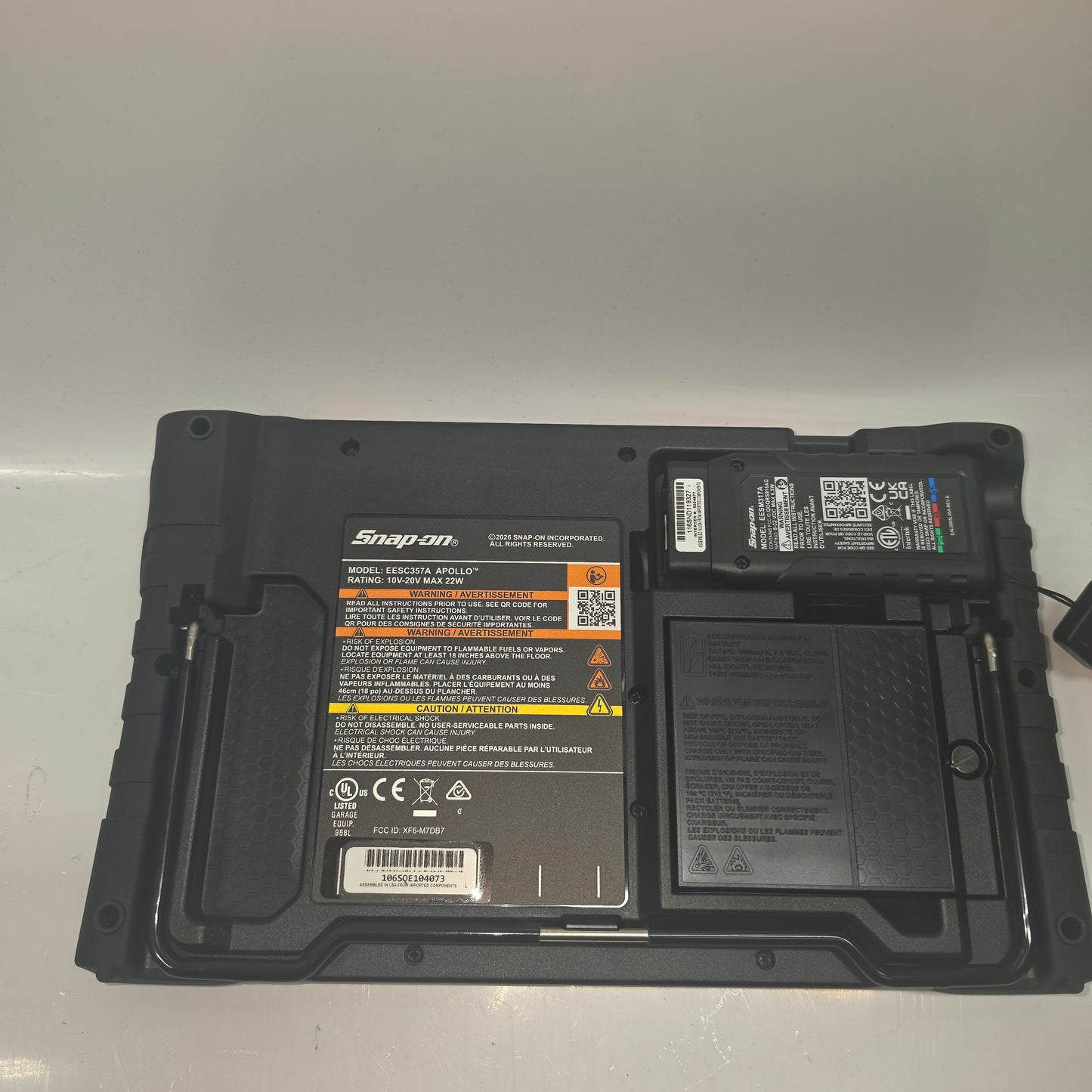 Snap-on Tools APOLLO EESC357A Automotive Diagnostic Scanner 26.2 Software 2026