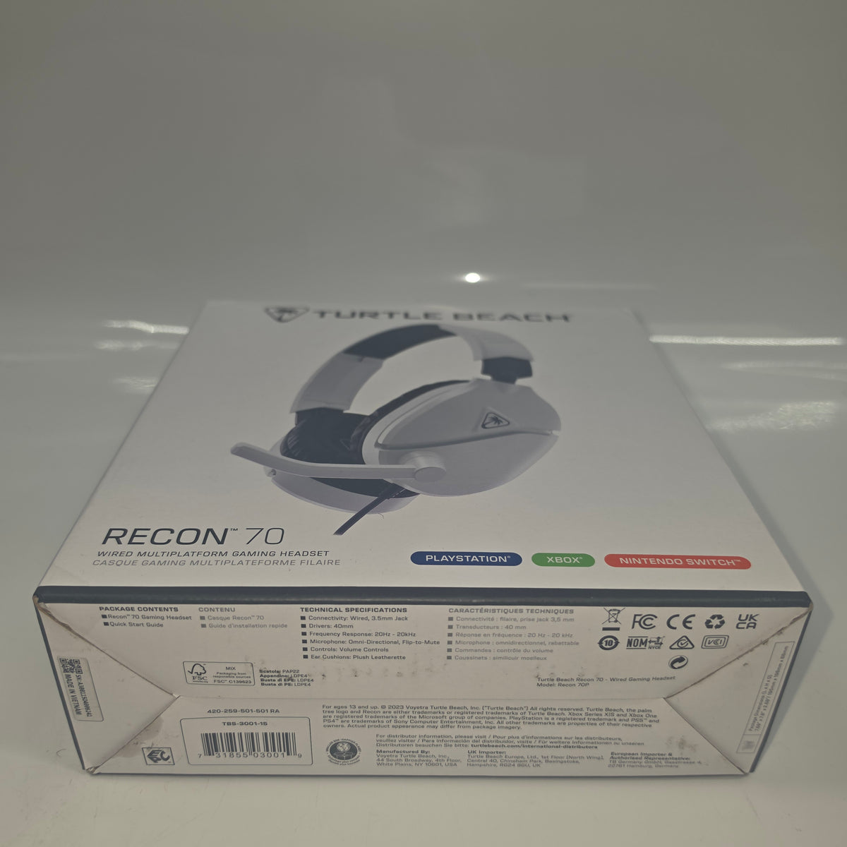 Turtle Beach Recon 70 White Controller