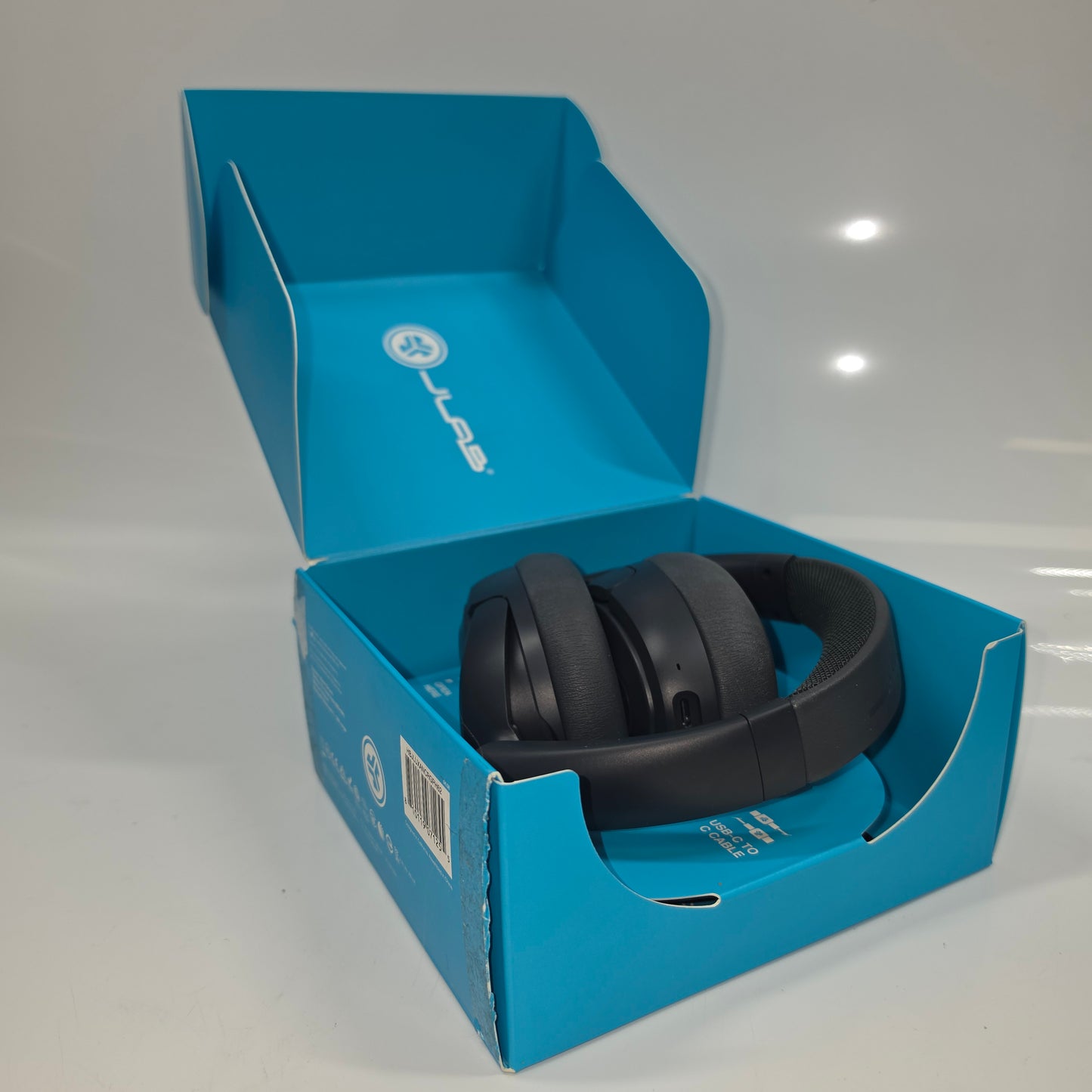 JLab ANC Wireless Wireless Over-Ear Bluetooth Headphones Black