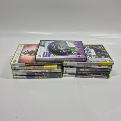 Lot of 12 Microsoft Xbox 360 Games
