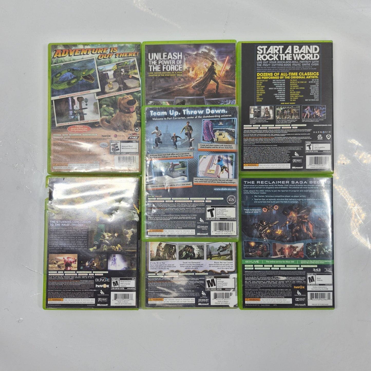 Lot of 7  Microsoft Xbox 360 Games