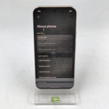 Factory Unlocked Google Pixel 10 Pro XL 256GB Jade GUL82