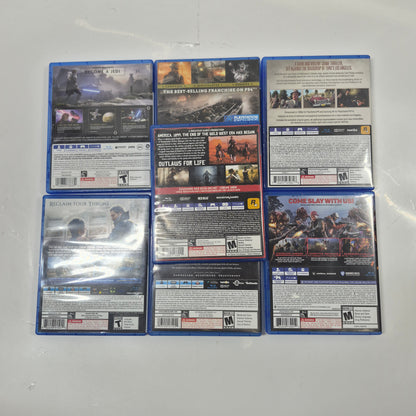 Lot of 7  Sony PlayStation 4 PS4 Games