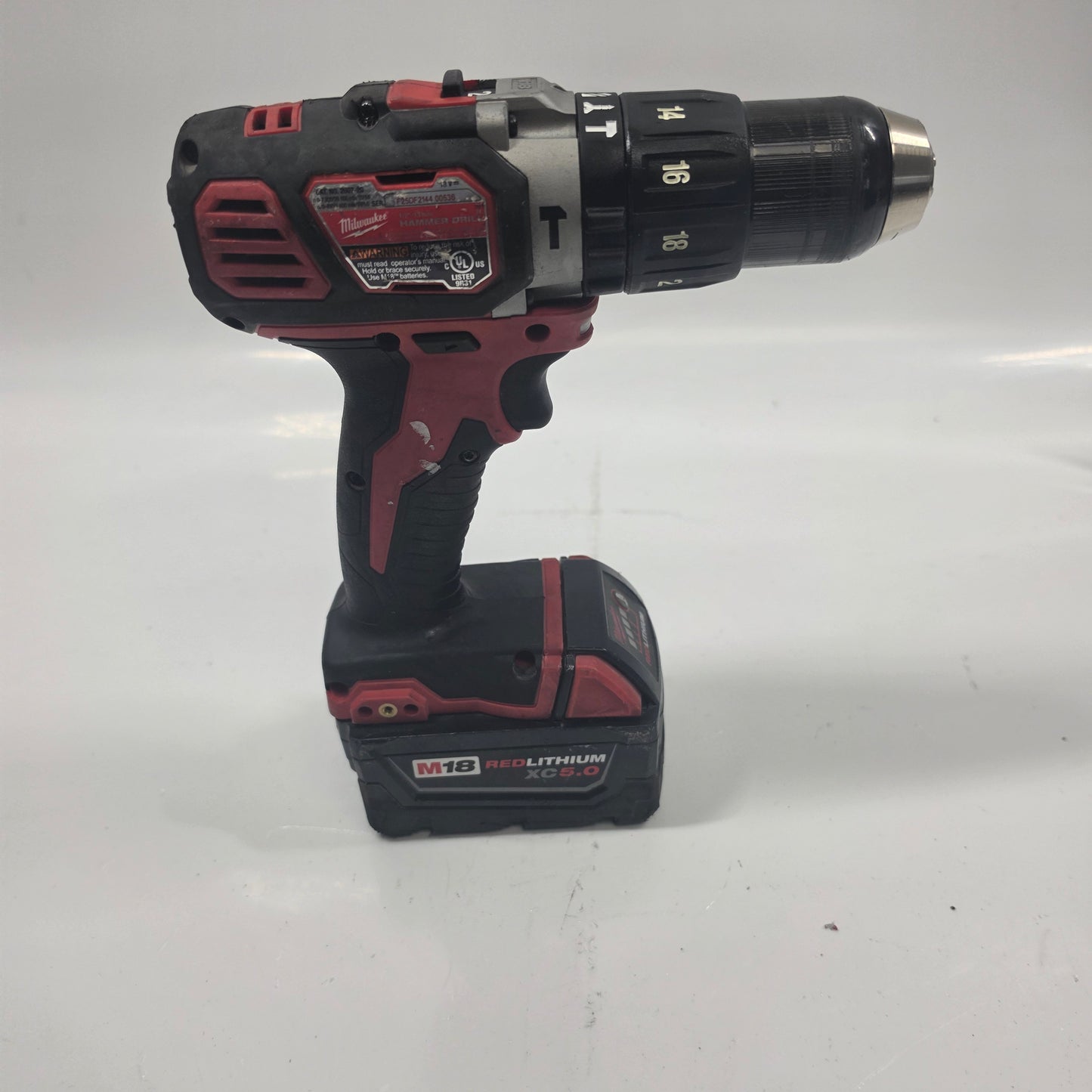 Milwaukee 2607-20 18V Lithium-Ion Cordless 1/2 in. Hammer Drill/Driver