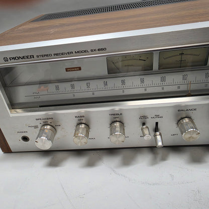 Pioneer SX-650 Receiver