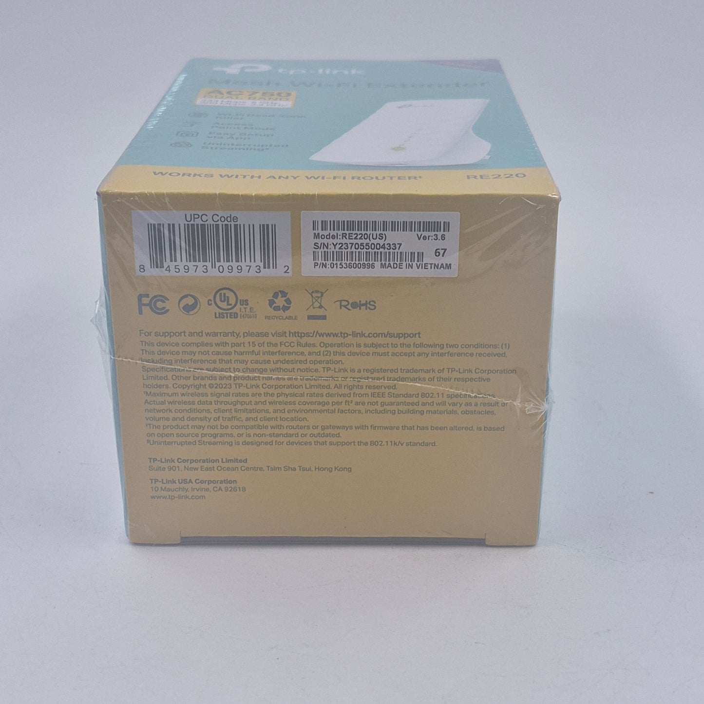 New Tp-Link Mesh Wi-Fi Extender Router AC750