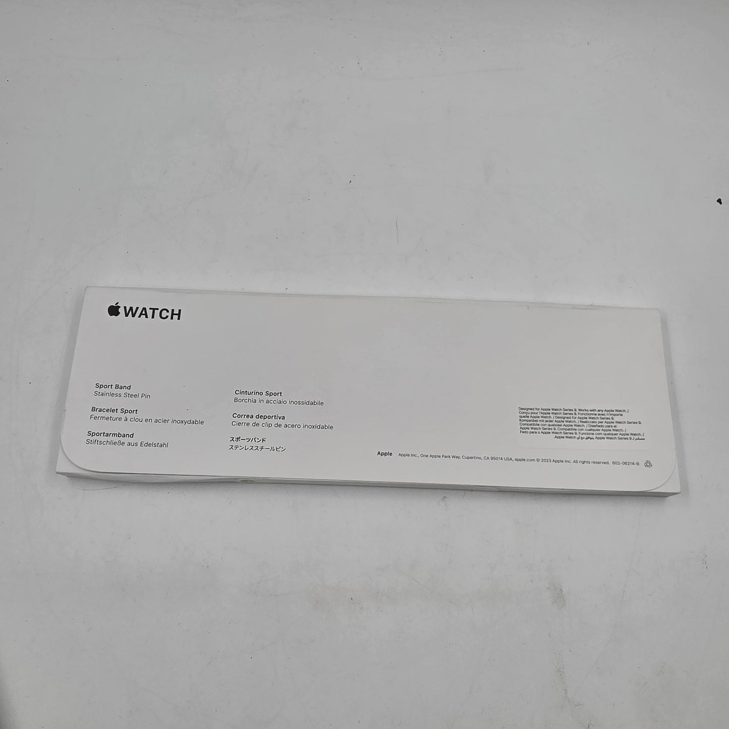 New Unlocked Apple Watch Series 9 41MM Silver Aluminum Black Unity Sport Band 