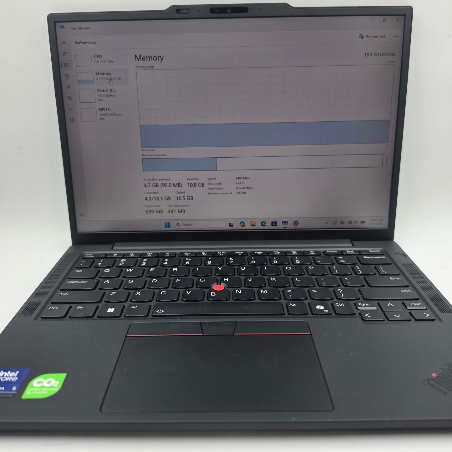 Lenovo ThinkPad X13 Gen 6 21RLS47V15 13.3" 4.8GHz 16GB RAM 512GB SSD