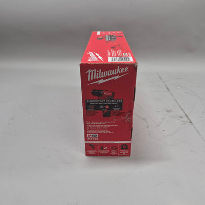 New Milwaukee 3401-20 M12 12V Sub-Compact Brushless Drill/Driver Tool