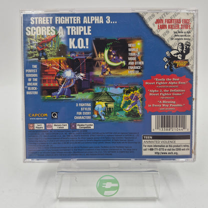 Street Fighter Alpha 3 (Sony PlayStation 1 PS1, 2000)