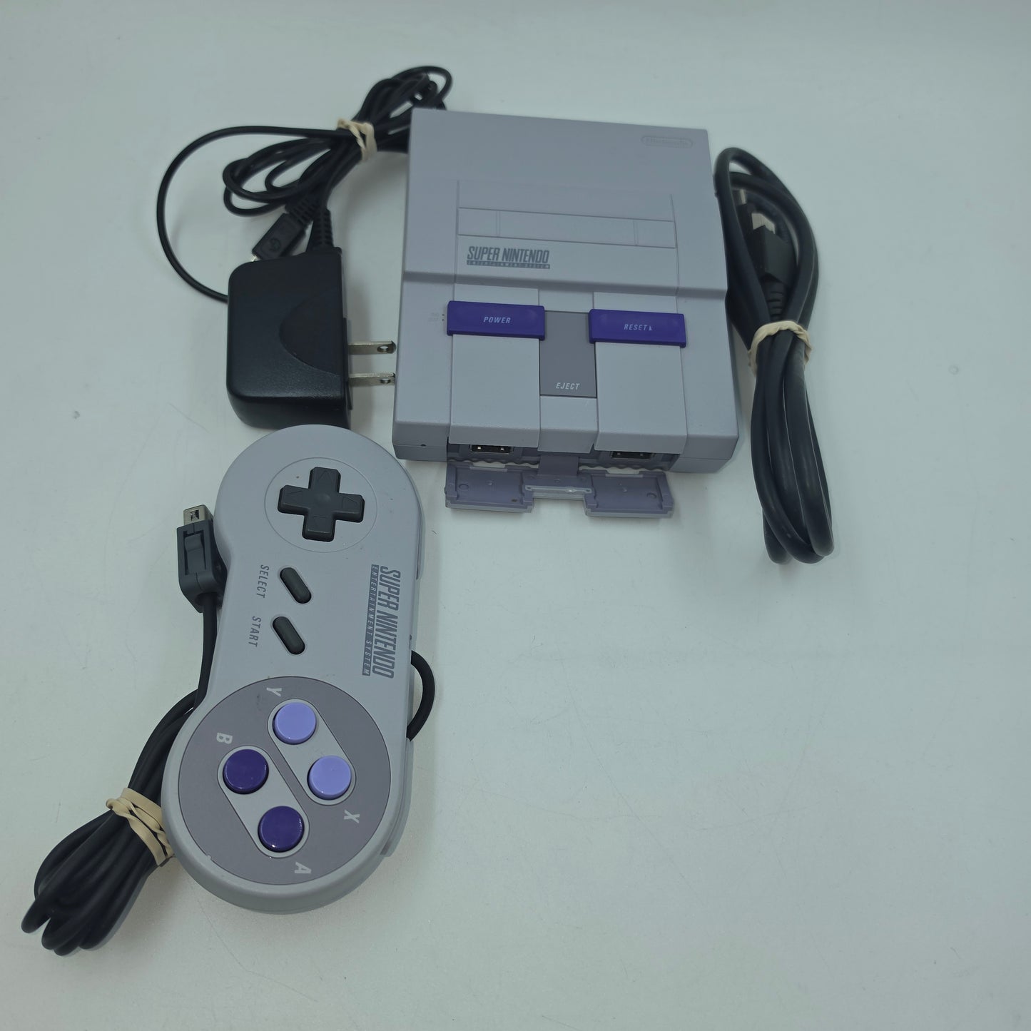 Super Nintendo Mini  Entertainment System SNES Console Gaming System CLV-201 Gray