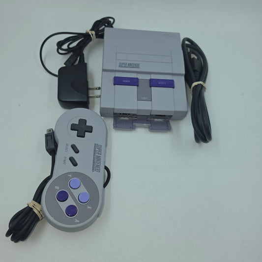Super Nintendo Mini  Entertainment System SNES Console Gaming System CLV-201 Gray