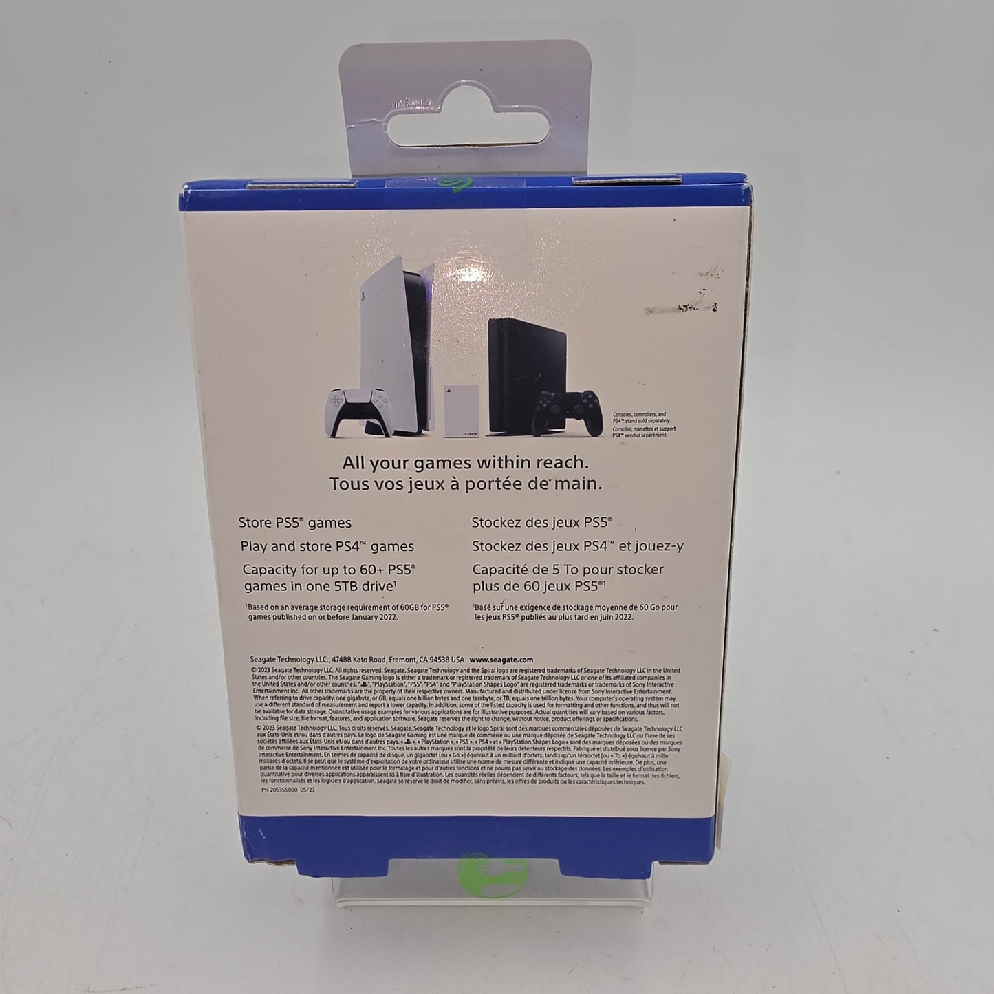 New Seagate Gaming Drive 5TB HDD SRD0LF0
