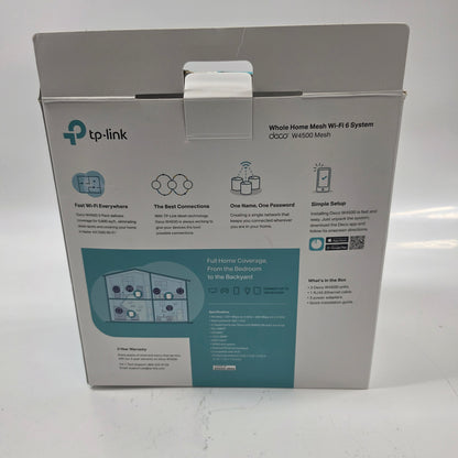 TP-Link DECO W4500 Whole Home Mesh Wi-Fi 6 System