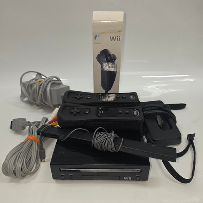 Nintendo Wii Console Gaming System RVL-001 Black