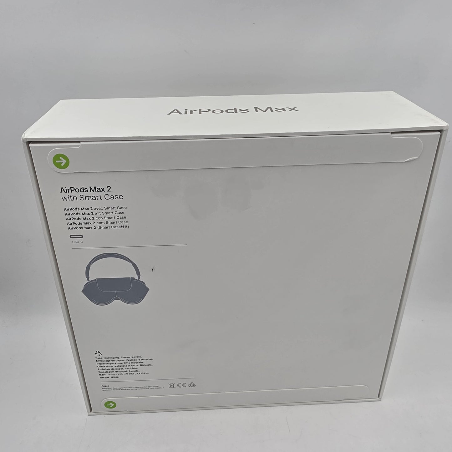 New Apple AirPods Max 2 Wireless Over-Ear Headphones White MHWL4AM/A