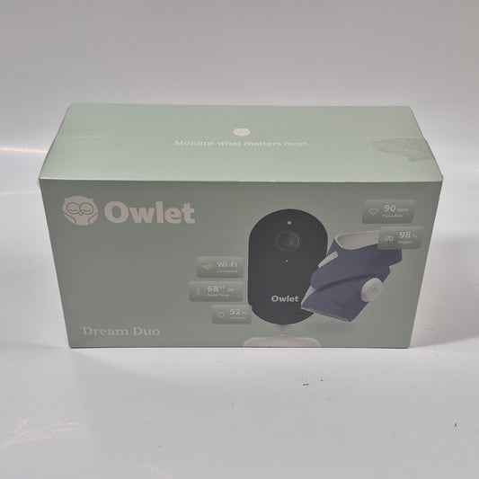 New Owlet Dream Duo 3rd Gen Baby Sock Monitor and Camera