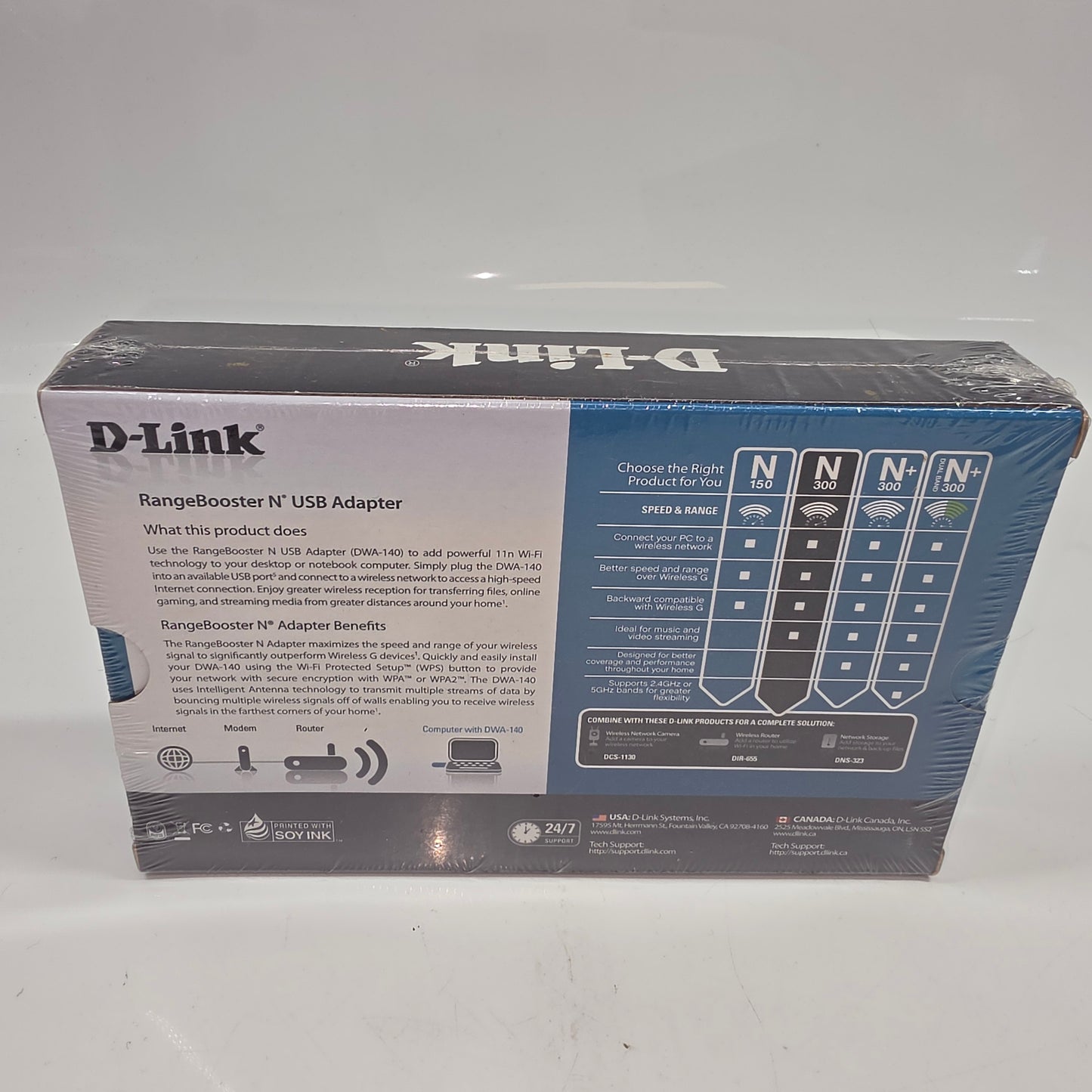 New D-Link RangeBooster N USB Adapter