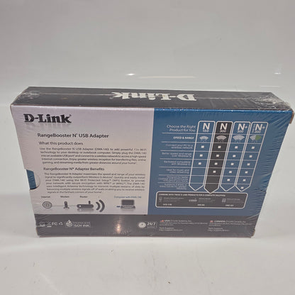 New D-Link RangeBooster N USB Adapter