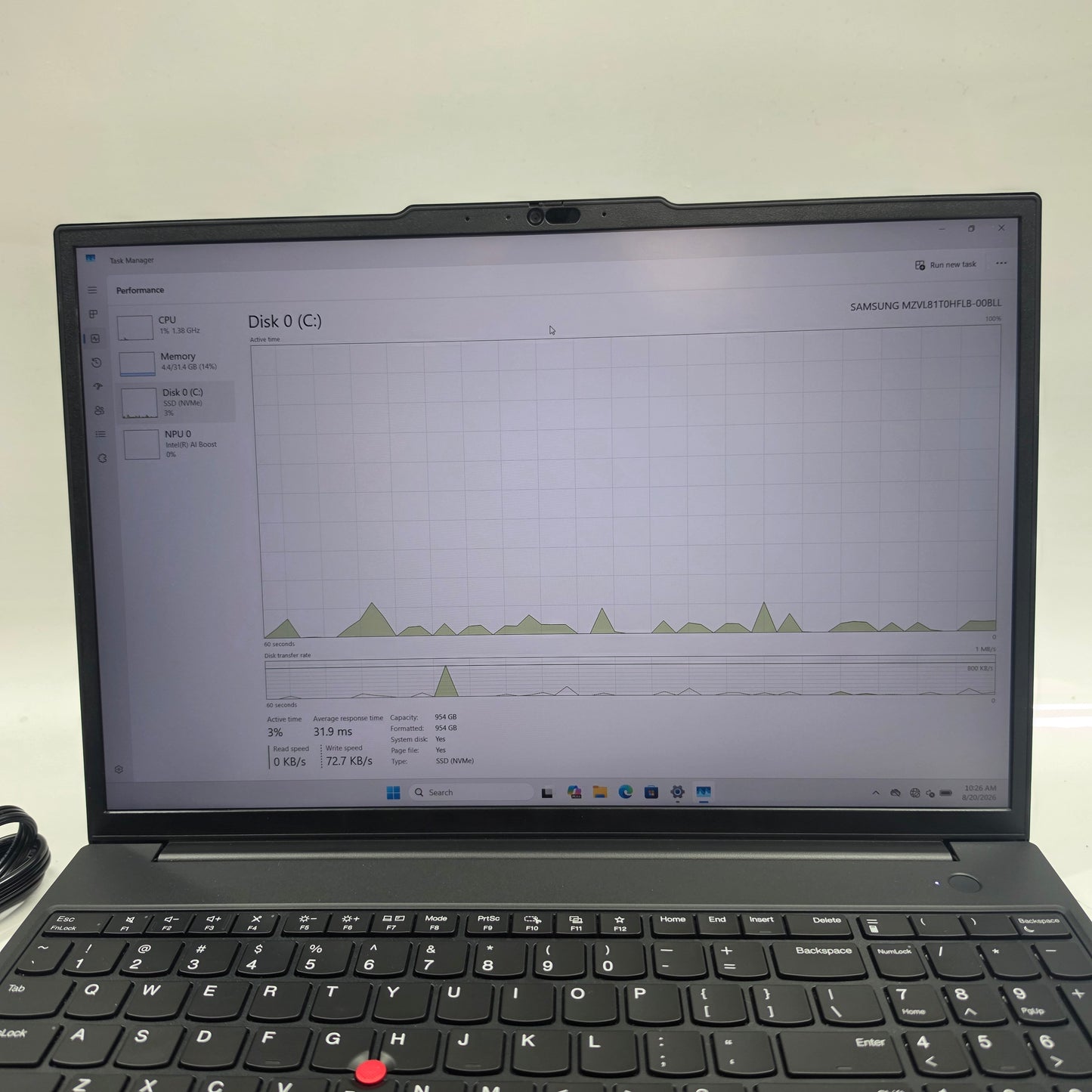 Lenovo ThinkPad P16V Gen 3 16" Intel Core Ultra 7 265H 2.0GHz 32GB RAM 1TB SSD