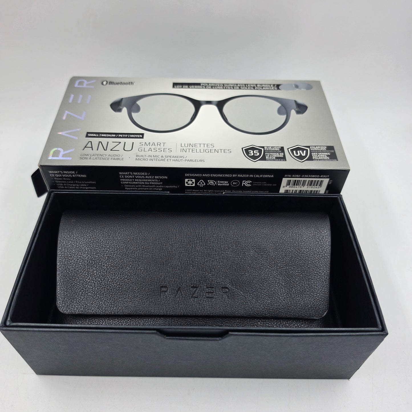 Razer Anzu Black Polarized RZ82-03630800-R3U1 AI Smart Glasses
