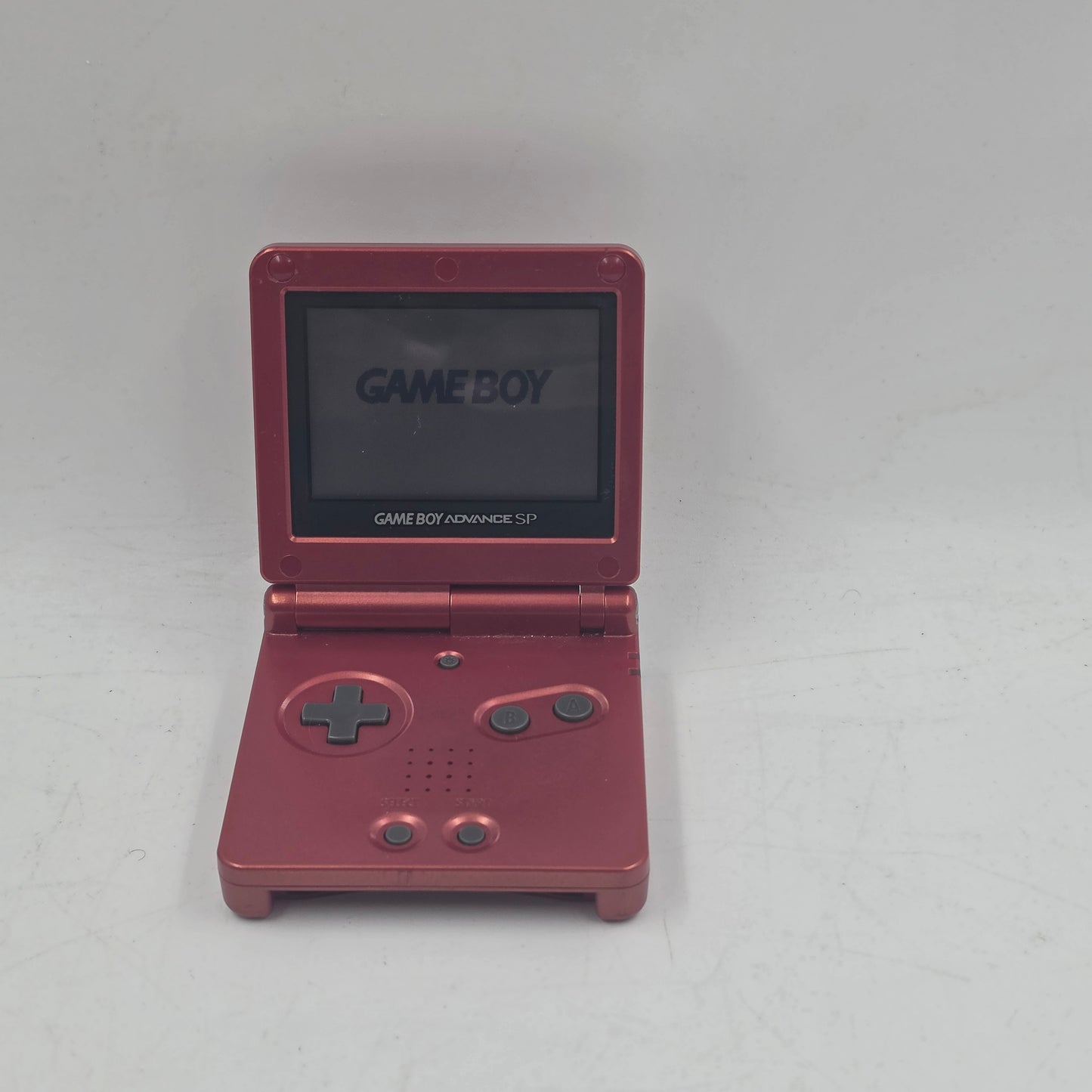 Nintendo Game Boy Advance SP Handheld Game Console Only AGS-001 Flame Red